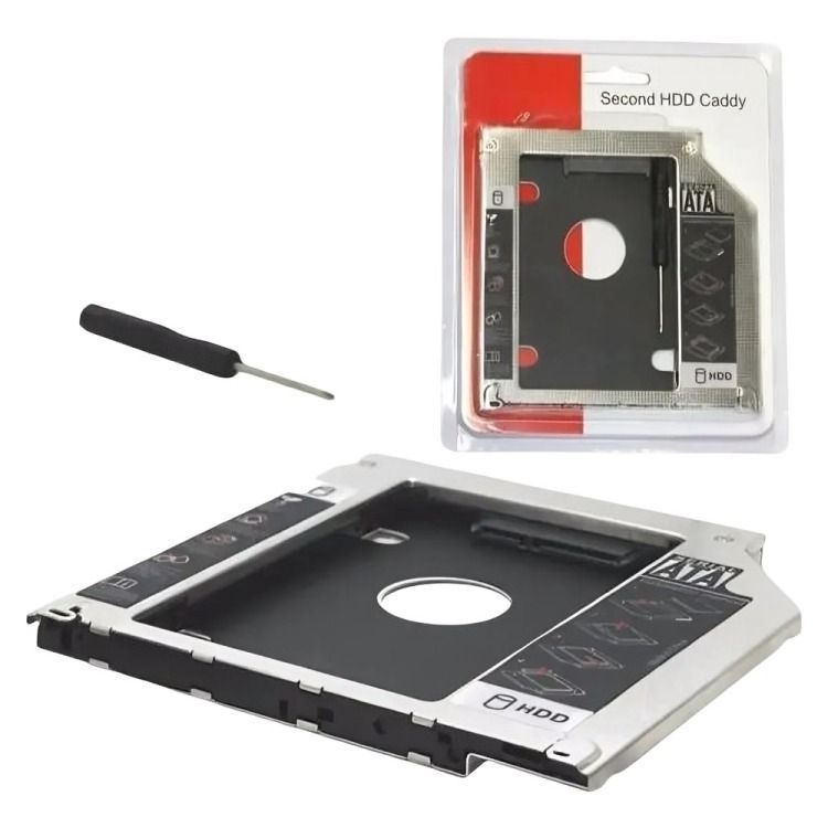 Caddy Adaptador 12.7mm Notebook Sata Hdd Ssd-2