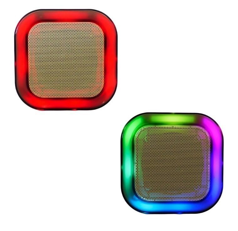 PARLANTE RECARGABLE PORTABLE MOD.K12 LUZ LED CELESTE-1