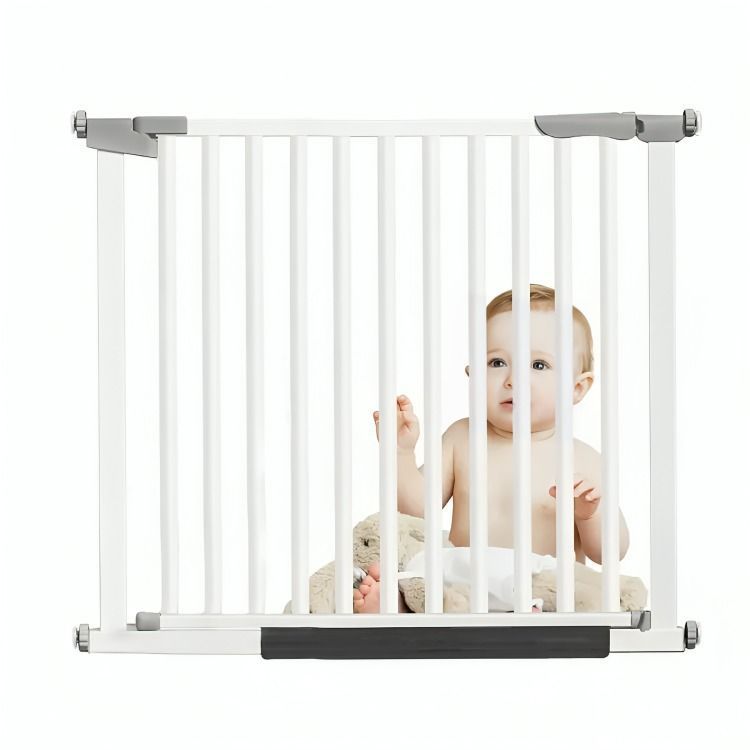 Reja Seguridad Escalera Puerta Ajustable Para Bebe Mascotas-0