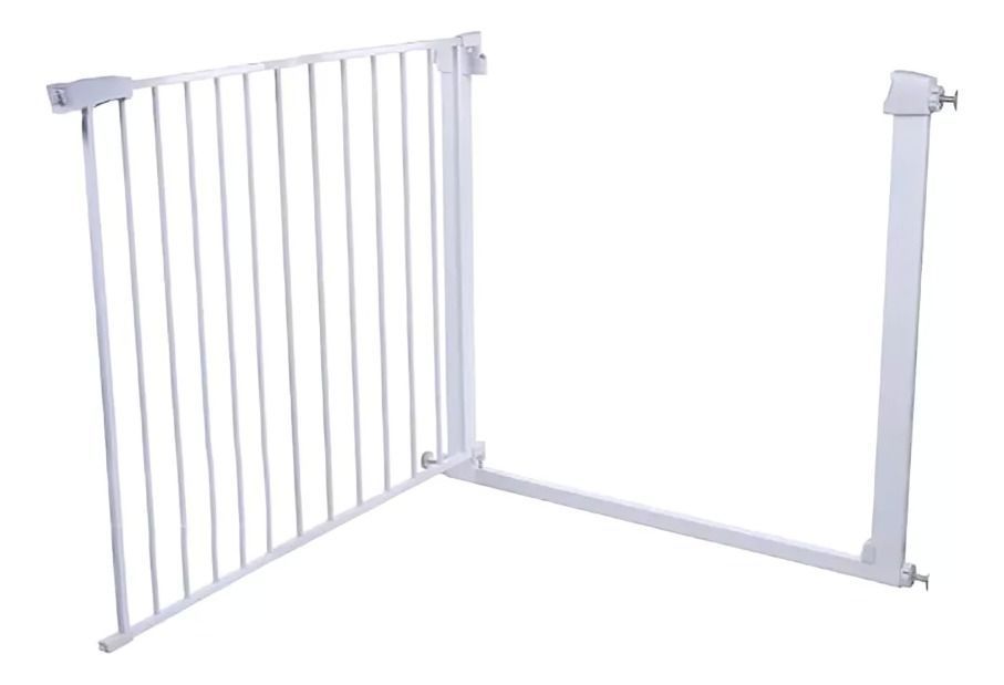 Reja Seguridad Escalera Puerta Ajustable Para Bebe Mascotas-1