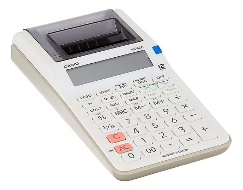 Calculadora CASIO 12 diguitos HR-8RC-1