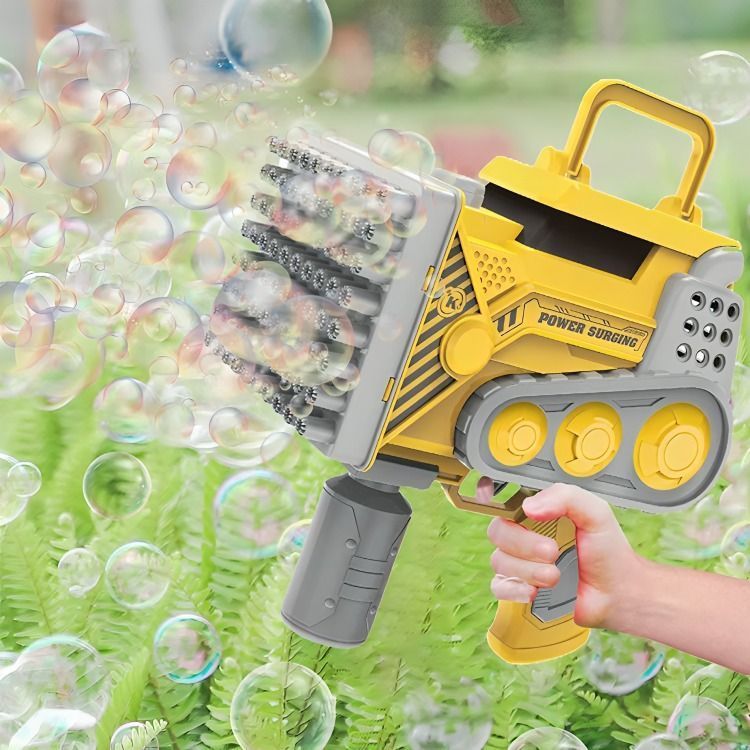 Pistola de burbujas Recargable con LUZ-3