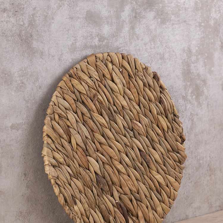 SET X 2 SALVAMANTELES 38CM RATTAN REDONDO ODDA U-1