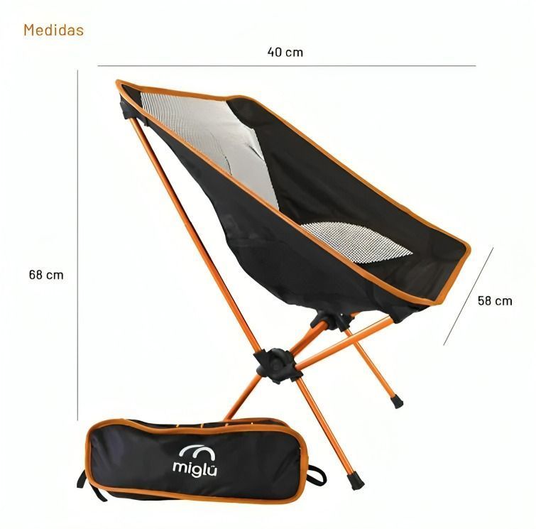 Silla plegable de camping -3