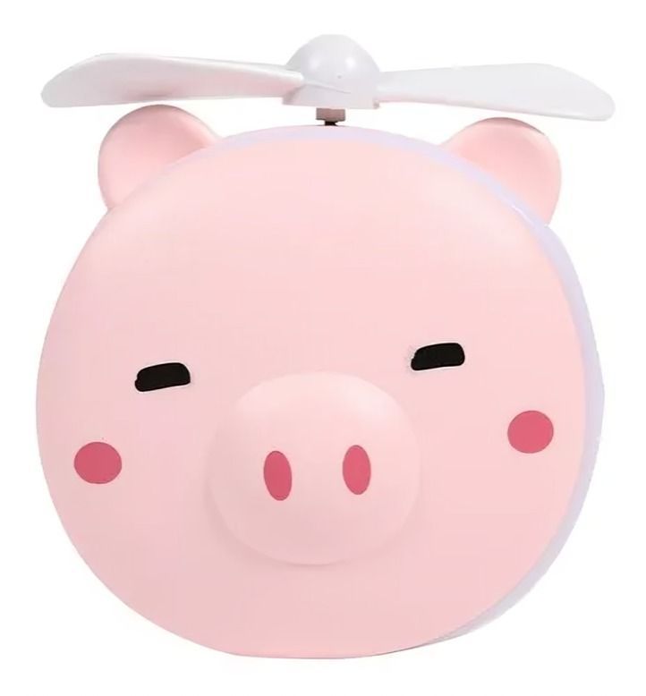 Espejo de maquillaje portátil con luz LED y ventilador -0
