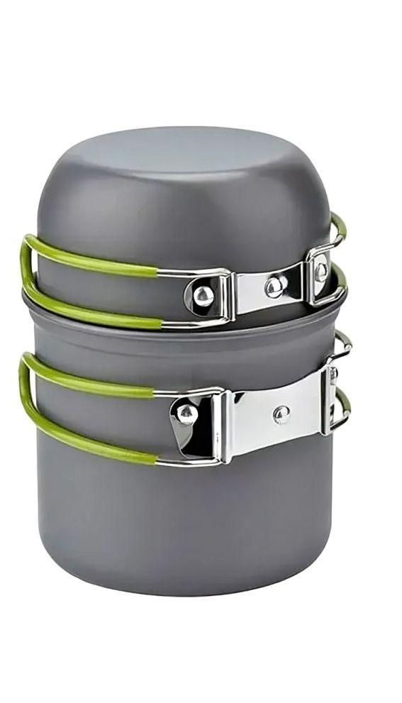 Set Ollas Kit Camping 5 Piezas Ultraligero