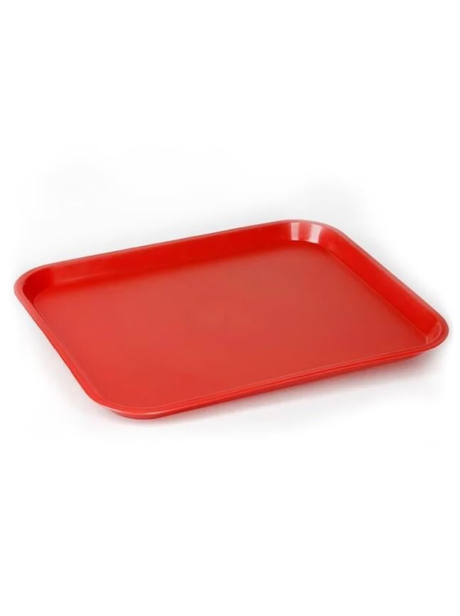 Bandeja roja 45,7x35,6 cm-0