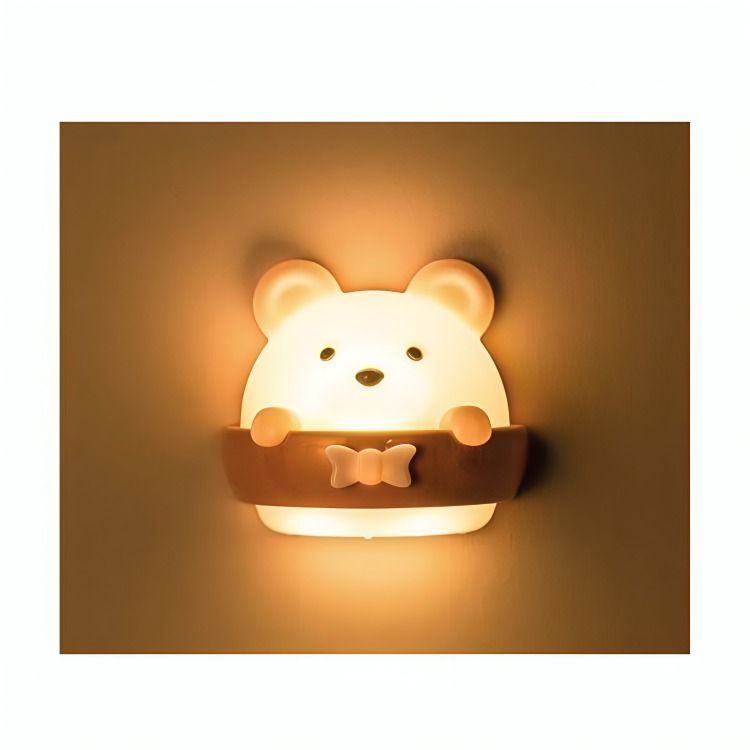 LÁMPARA LUZ LED DE PARED PARA NIÑOS DISEÑO OSO DOMA-2