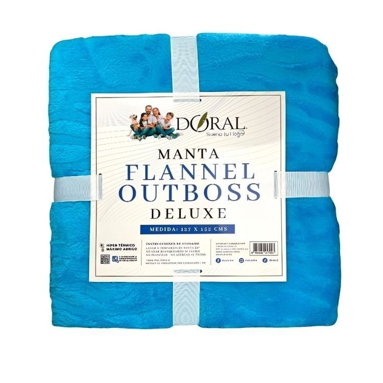 Manta Flannel Outboss Deluxe Calipso Doral 127152 cm.