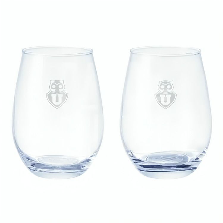 SET 2 VASOS PC UNIVERSIDAD DE CHILE