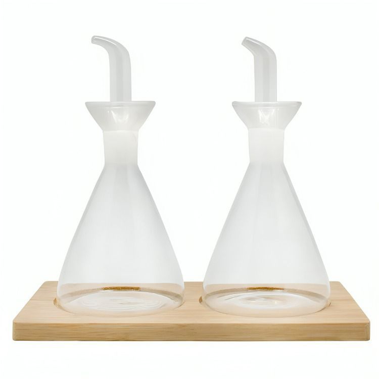 SET ALCUZA BASE BAMBOO GLASSO