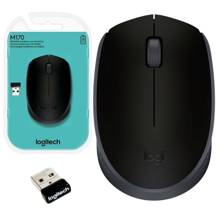  MOUSE LOGITECH INALAM M170 NEG 910-004940-2