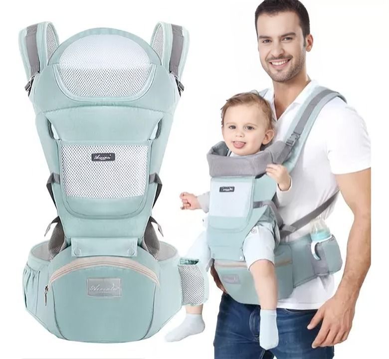 Mochila Porta Bebes Ergonómica Asiento Multifuncional 6 En 1-1