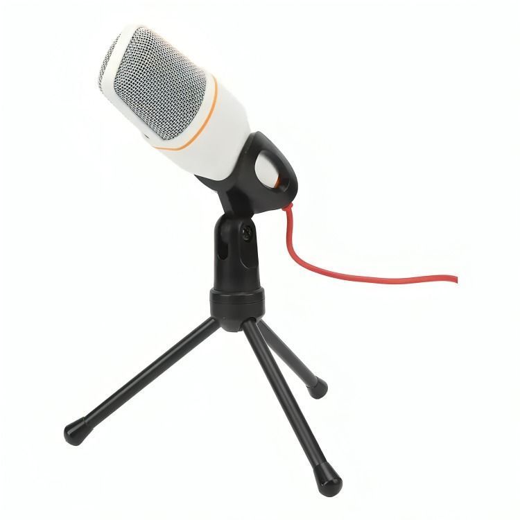 Micrófono Estudio Condensador Atril Escritorio Alámbrico-1