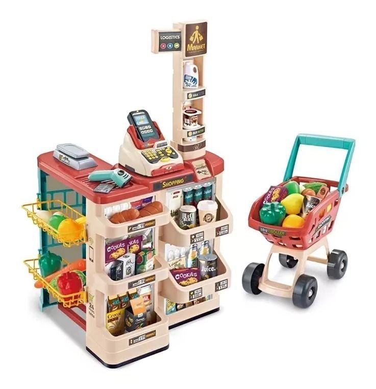 Home Market Con Carrito 48pcs-0