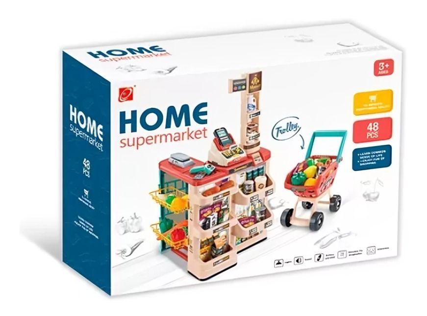 Home Market Con Carrito 48pcs-1