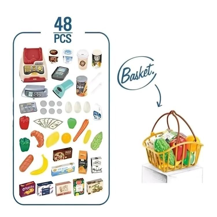 Home Market Con Carrito 48pcs-3