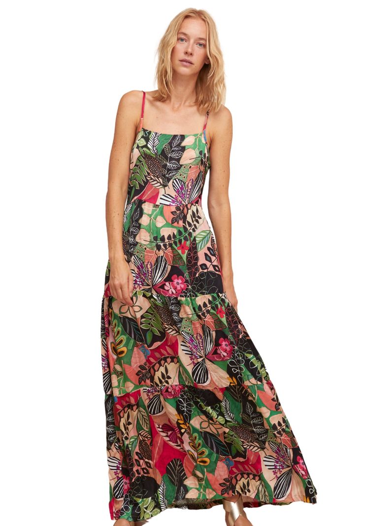 Vestido Aldo Martins Negro Iris-1
