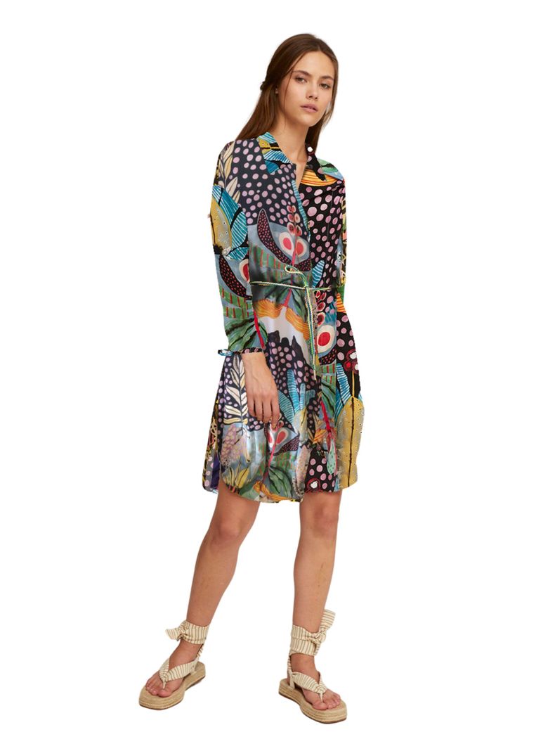 Vestido Aldo Martins Negro Zelda-1
