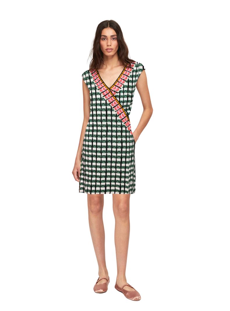 Vestido Aldo Martins Verde Sueca-0