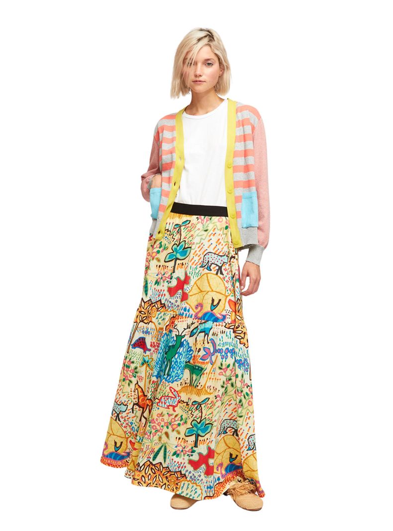 Cardigan Aldo Martins Coral Lama-2