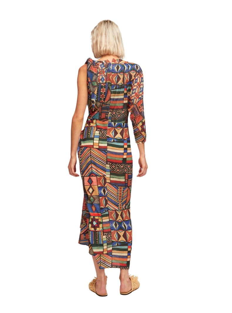 Vestido Aldo Martins Azul Rala-2