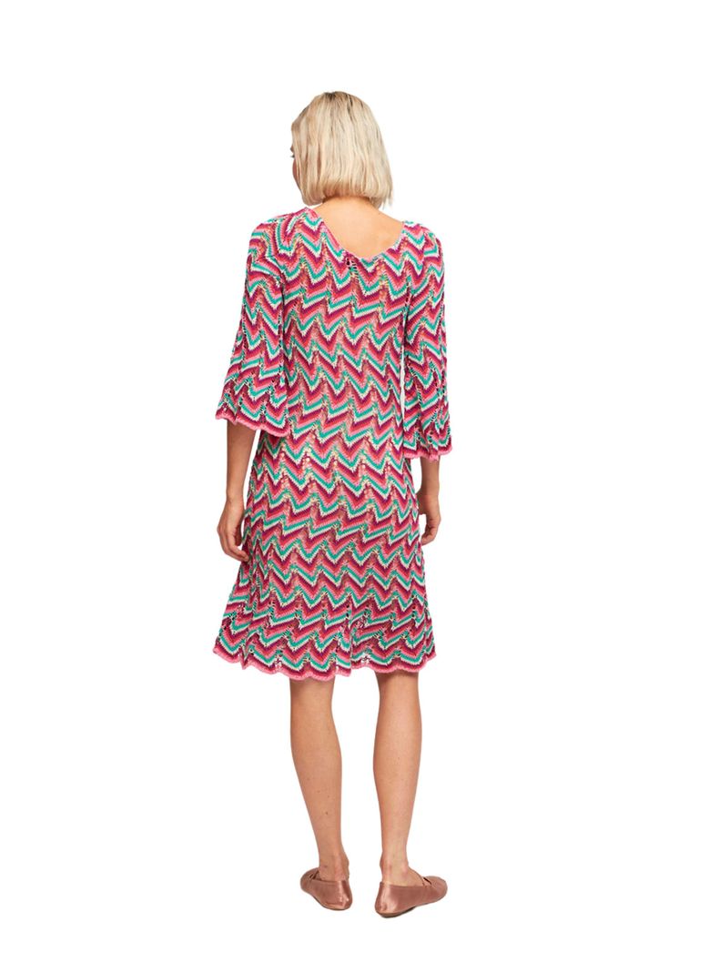 Vestido Aldo Martins Morado Risco-2