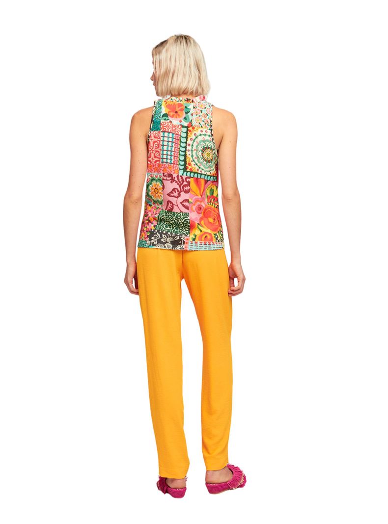 Blusa sin mangas Aldo Martins Rosa Lay-1