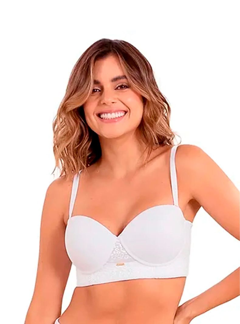 Brasier Colombiano Strapless tipo bustier-0