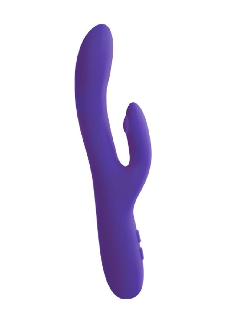 Vibrador  Dual Recargable ROCKIE Morado-0
