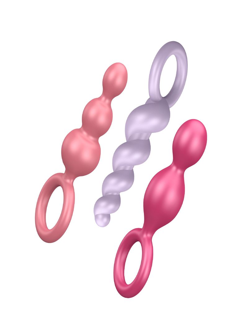 Set de Plugs Anales Satisfyer Booty Call ( 3 piezas)-0