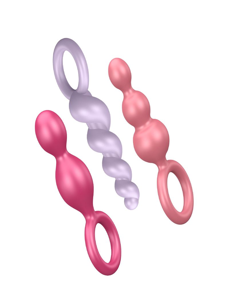 Set de Plugs Anales Satisfyer Booty Call ( 3 piezas)-1