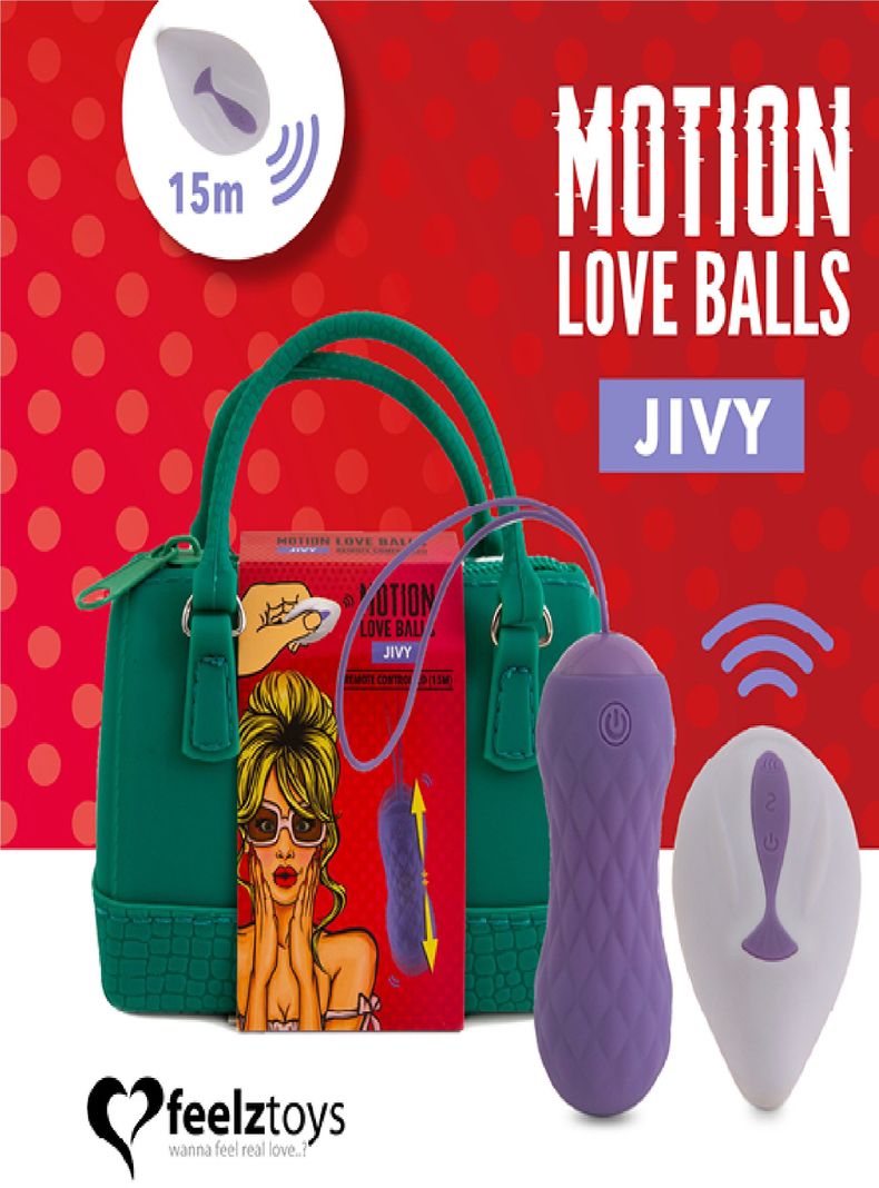 Bolita Vibradora Motion Love Balls  JIVY c/ control remoto-1
