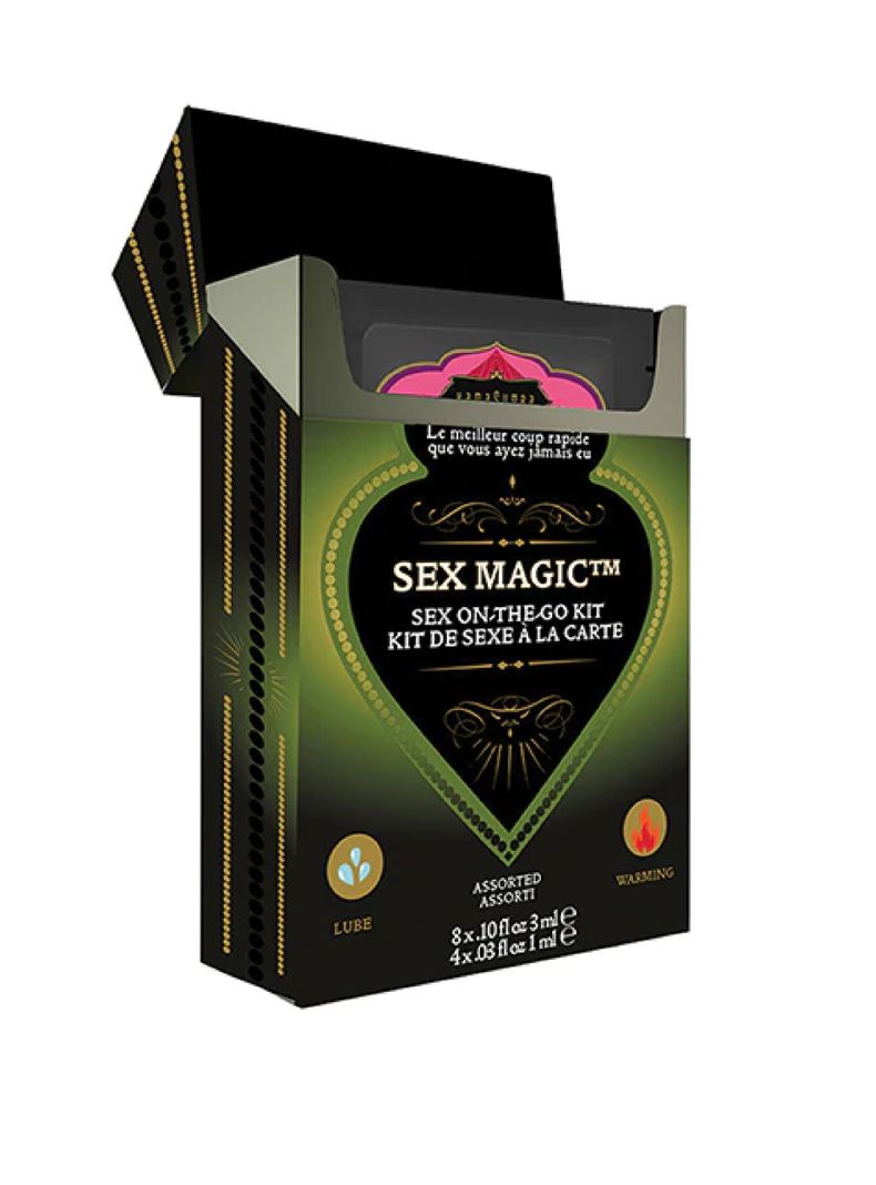Set 12 Sachets Kama Sutra Lubricante + Intensificador Cálido "Sex Magic"-2