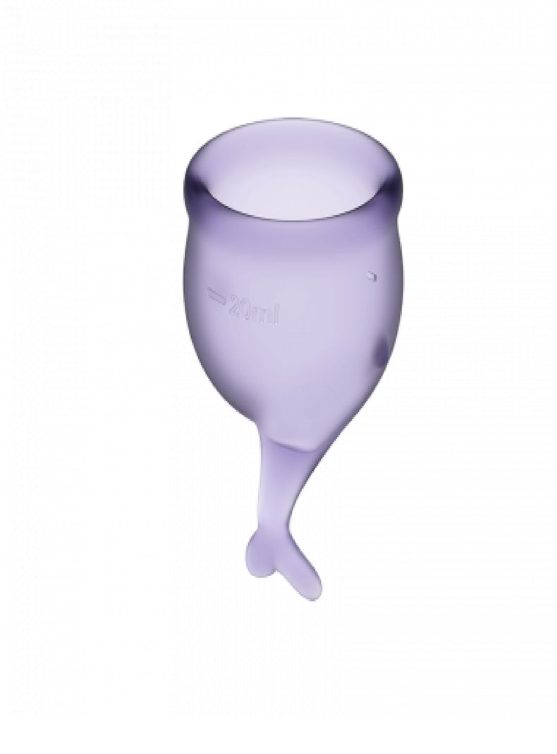 Set de 2 copas menstruales Satisfyer Feel Secure-0