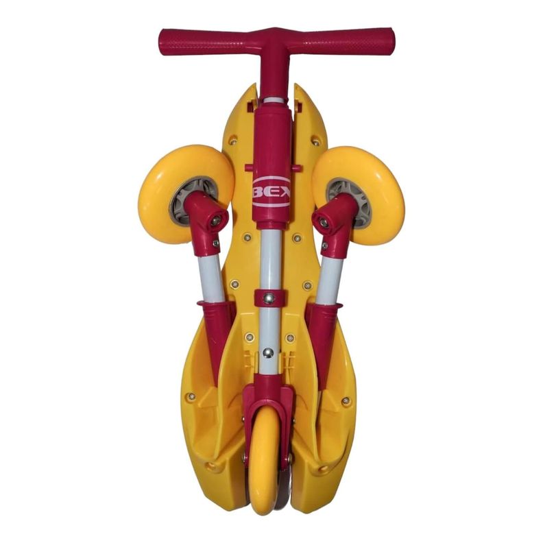 Triciclo Aprendizaje Plegable Sin Pedales Rosado Bex-1