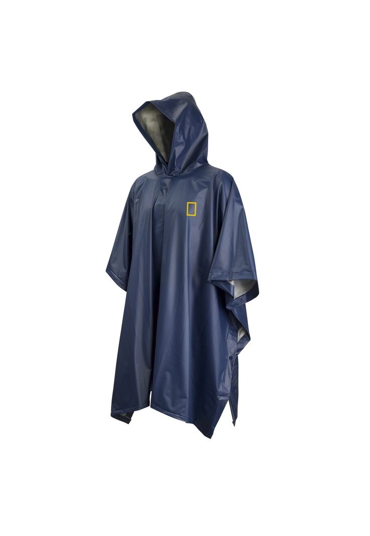 Poncho Impermeable Azul National Geographic-0