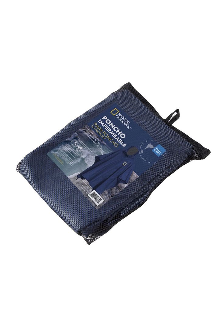 Poncho Impermeable Azul National Geographic-2