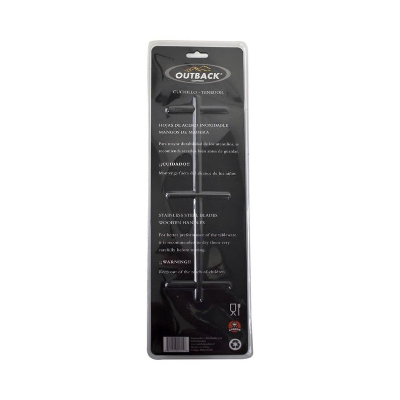Set De Cubiertos Para Asado Outback 2 Piezas-3
