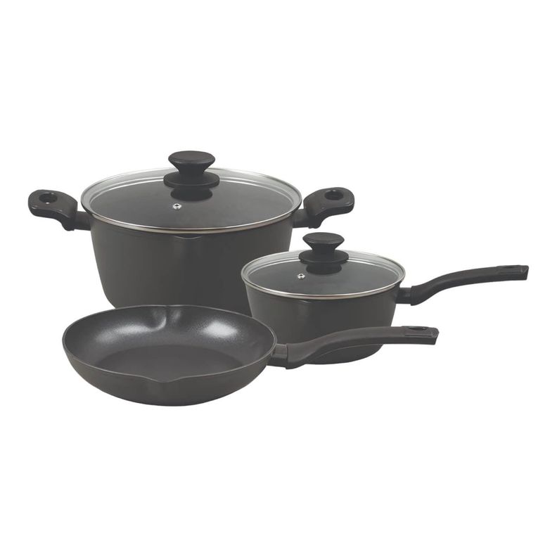 Batería de cocina antiadherente 5 piezas Kingsway Oster-0