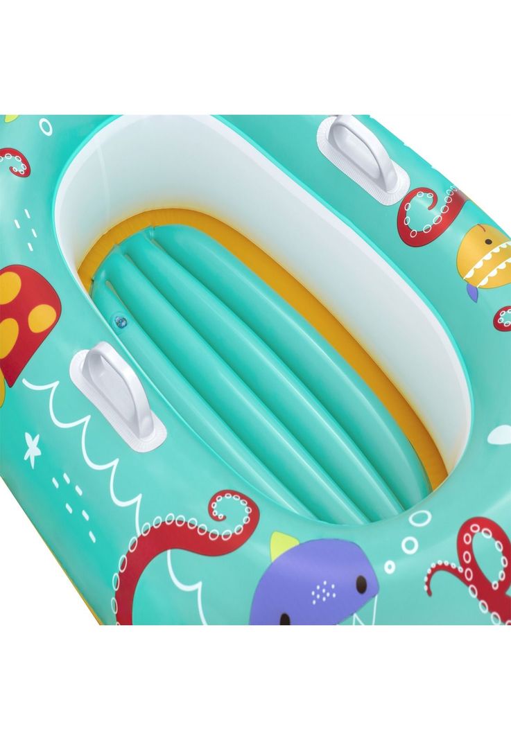 Bote Inflable Junior Con Manilla Crustáceos 3-6 Años Bestway-3