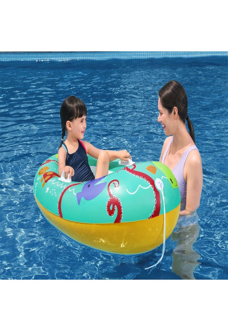 Bote Inflable Junior Con Manilla Crustáceos 3-6 Años Bestway-6