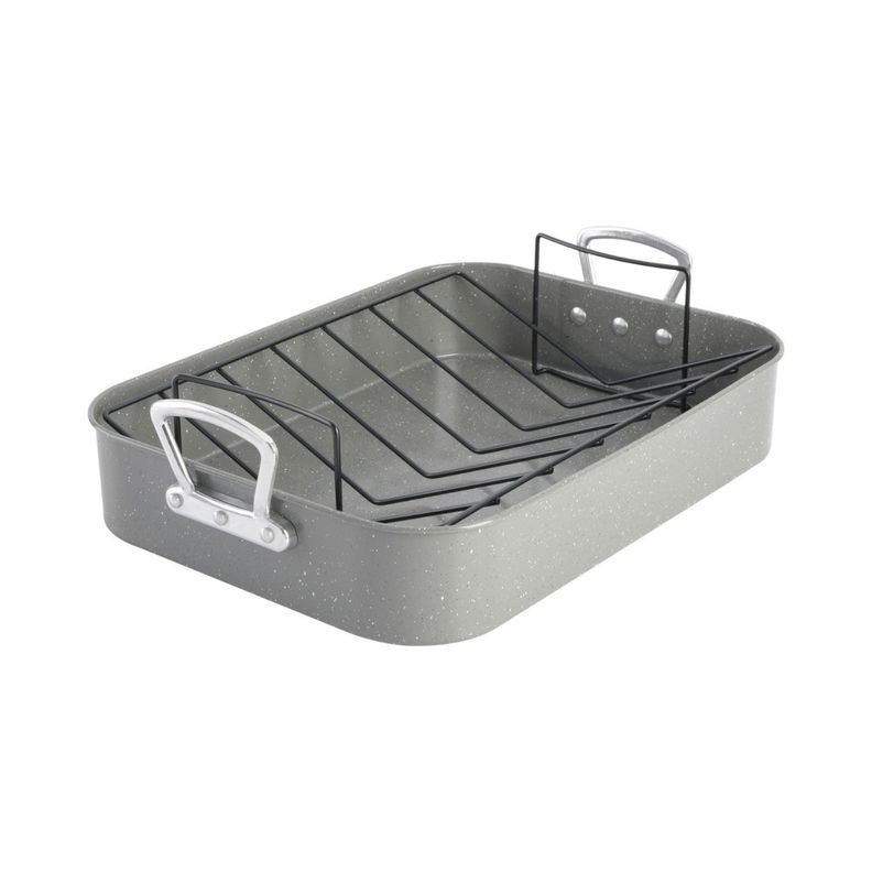 Fuente c/ Mango-Rejilla para Asar Acero Carbono Gibson Home-0