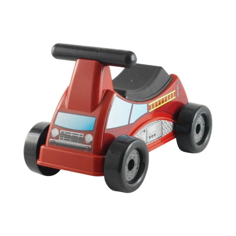Correpasillo Andador Cuadrimoto Bombero 48x27x31 Cms-0