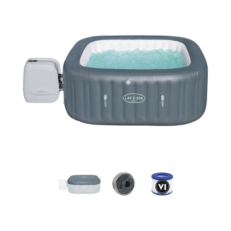 Hot Tub Jacuzzi Inflable Hawaii Hidromasaje 6 Pers Bestway-1