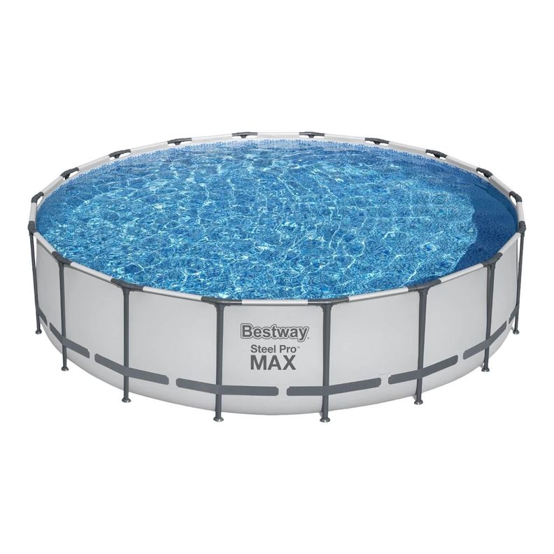 Piscina Bestway Redonda Steel ProMax Filtro+Acces 5,49X1.22M-0