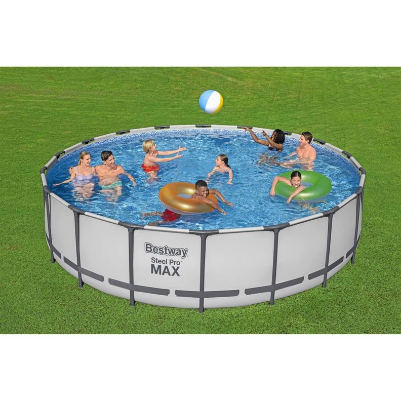 Piscina Bestway Redonda Steel ProMax Filtro+Acces 5,49X1.22M-7