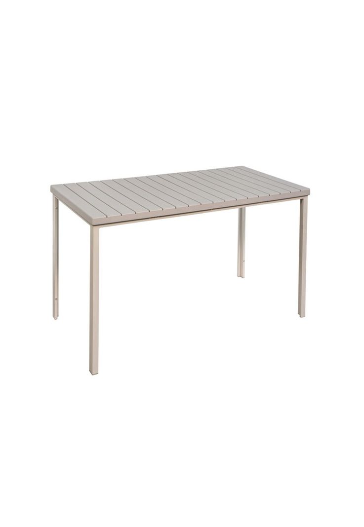 Mesa Terraza Polywood Impermeable 180x90cm Blanca Northwest-0