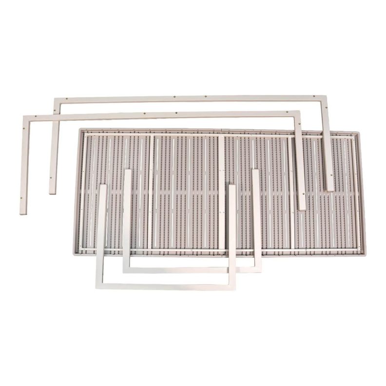 Mesa Terraza Polywood Impermeable 180x90cm Blanca Northwest-1