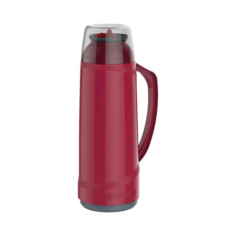 Termo Soprano Con Boquilla 1 Litro Rojo-0
